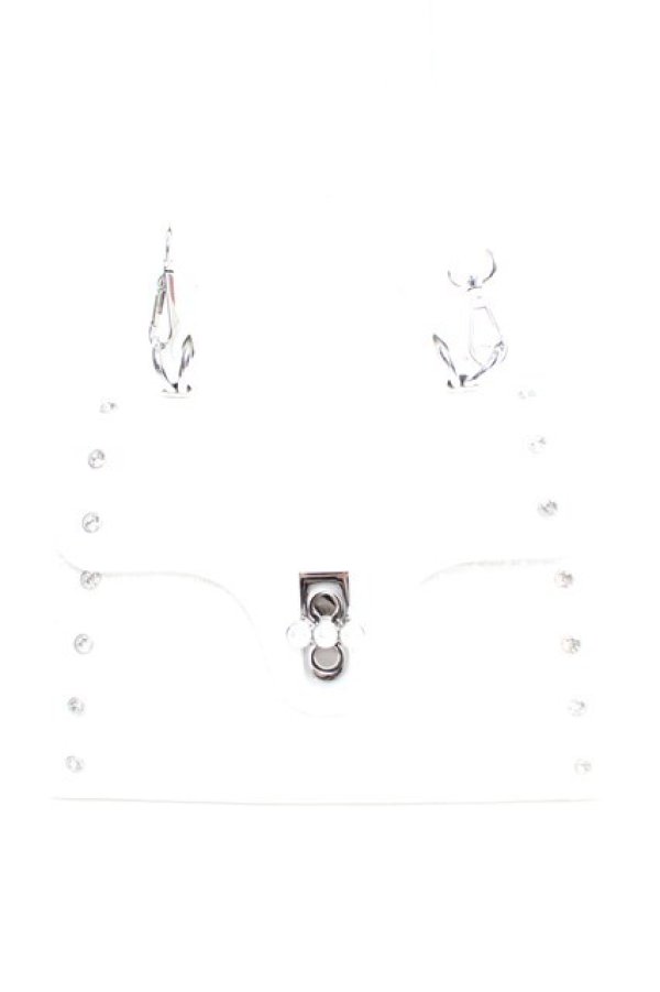 画像1: evelyn / ツイードショルダーバッグ  オフ白 Y-25-12-17-013-LO-BG-SZ-ZY (1)