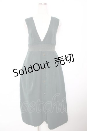 画像: axes femme / 前釦×プリーツジャンスカ M グリーン Y-25-12-17-093-AX-OP-SZ-ZY