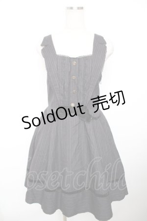 画像: axes femme / ベストドッキングワンピース  黒 Y-25-12-17-101-AX-OP-SZ-ZY