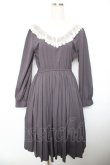 画像1: axes femme POETIQUE / ベルト付きプリーツワンピース M グレー Y-25-12-17-109-AX-OP-SZ-ZY (1)