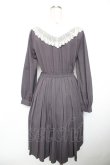 画像2: axes femme POETIQUE / ベルト付きプリーツワンピース M グレー Y-25-12-17-109-AX-OP-SZ-ZY (2)