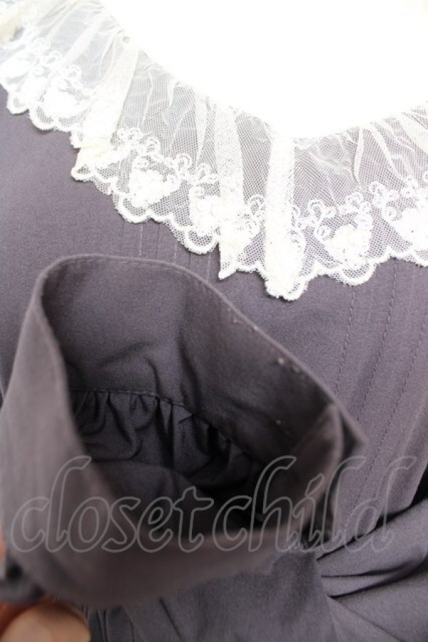 画像3: axes femme POETIQUE / ベルト付きプリーツワンピース M グレー Y-25-12-17-109-AX-OP-SZ-ZY (3)