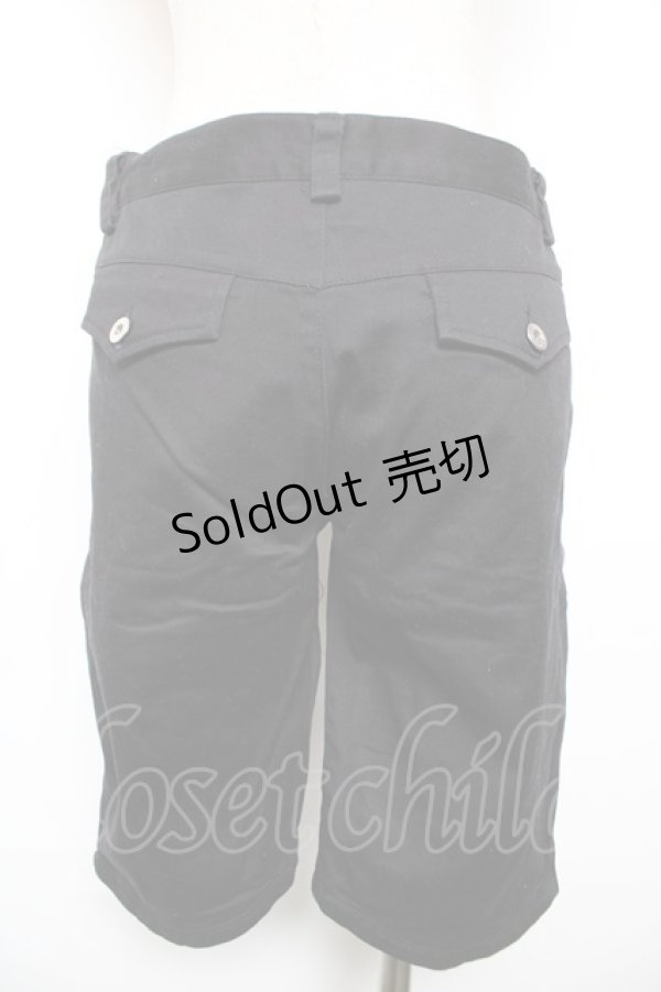 画像2: BPN / 裾ZIPハーフパンツ M 黒 Y-25-12-17-116-GO-PA-SZ-ZY (2)