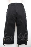 画像2: BPN FOR MEN / ベルトハーフパンツ M 黒 Y-25-12-17-117-GO-PA-SZ-ZY (2)