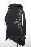 画像2: Ozz Croce / プリント入りオーバースカート  黒 Y-25-12-17-120-OO-SK-SZ-ZY (2)