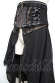 画像3: Ozz oneste / 薔薇十字刺繍イレギュラーオーバーコルセット  黒 Y-25-12-17-121-OO-SK-SZ-ZY (3)