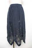 画像1: PUTUMAYO / ワンダーランドpt透かしスカート  紺 Y-25-12-17-134-PT-SK-SZ-ZY (1)