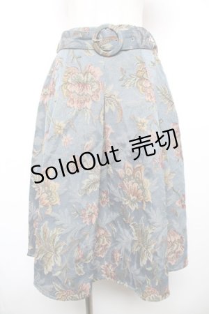 画像: axes femme POETIQUE / ゴブランタックＡラインスカート M ブルー Y-25-12-17-138-AX-SK-SZ-ZS