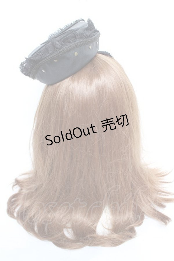 画像3: Ozz Croce / rose刺繍ミニハット  黒 Y-25-12-17-022-OO-ZA-SZ-ZY (3)