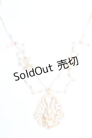 画像: axes femme POETIQUE / ラビットフレームネックレス  ゴールド Y-25-12-17-004-AX-AC-SZ-ZY