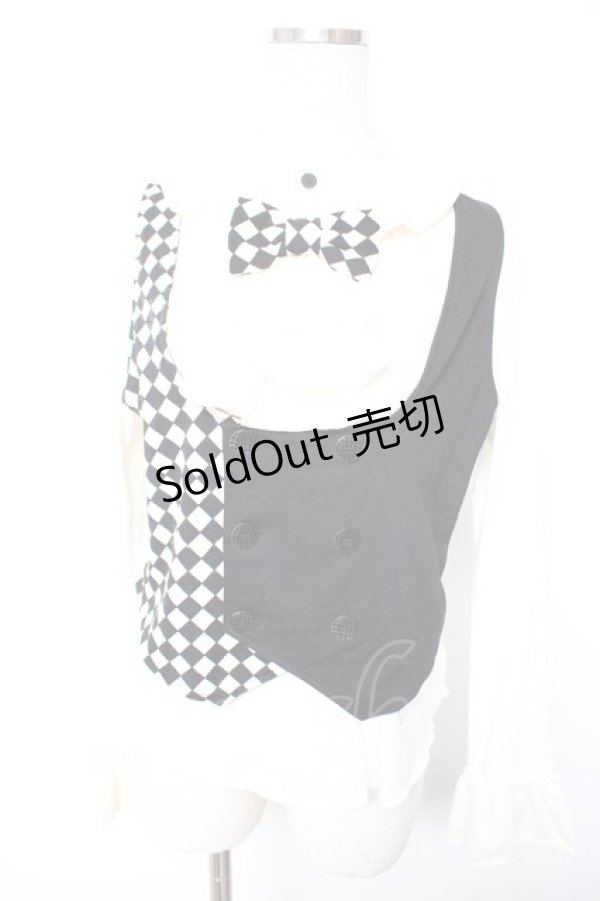 画像1: ALGONQUINS / 重ね着風ジャボカットソー  白 Y-25-12-17-030-AL-TO-SZ-ZY (1)