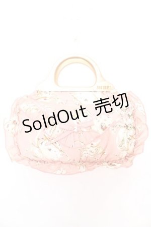 画像: PINK HOUSE / ティーカッププリントハンドルバッグ F ボルドー Y-25-12-18-024-LO-BG-SZ-ZY