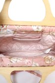 画像4: PINK HOUSE / ティーカッププリントハンドルバッグ F ボルドー Y-25-12-18-024-LO-BG-SZ-ZY (4)