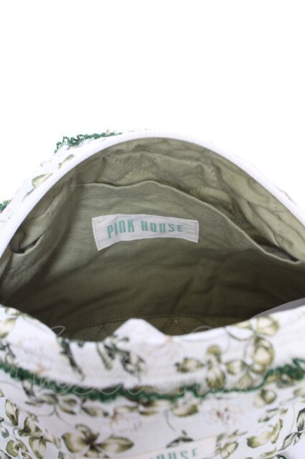 画像4: PINK HOUSE / White Cloverショルダーバッグ  ホワイト Y-25-12-18-025-LO-AC-SZ-ZY (4)