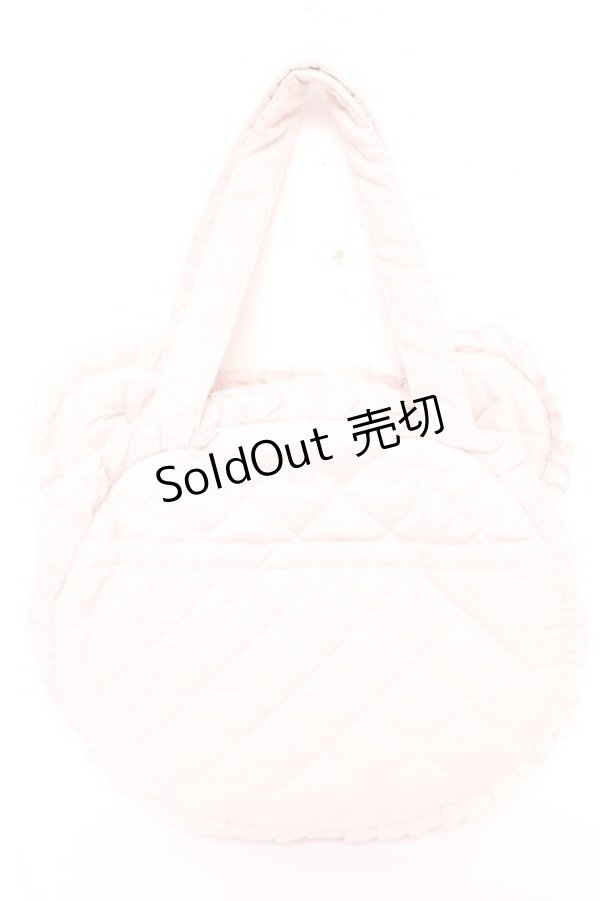 画像2: PINK HOUSE / Teddyシルエットフリルバッグ  ピンク Y-25-12-18-004-LO-BG-SZ-ZY (2)