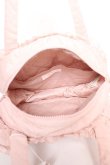 画像4: PINK HOUSE / Teddyシルエットフリルバッグ  ピンク Y-25-12-18-004-LO-BG-SZ-ZY (4)