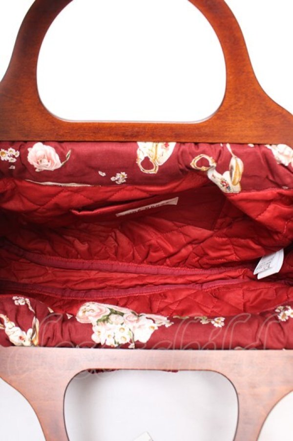 画像4: PINK HOUSE / ティーカッププリントハンドルバッグ F ピンク Y-25-12-18-001-LO-BG-SZ-ZY (4)