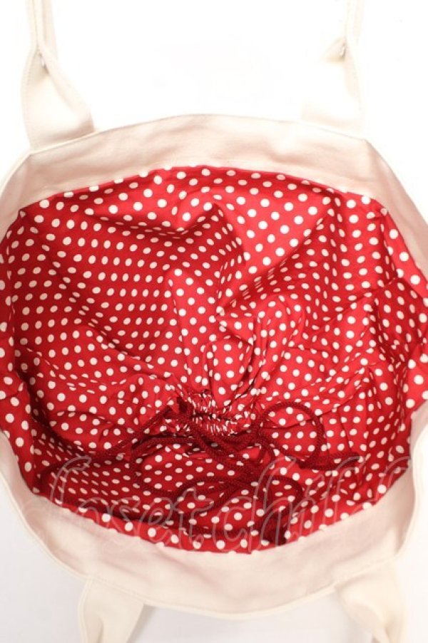 画像4: PINK HOUSE / ひな菊ロンド刺しゅうバッグ  生成り Y-25-12-18-011-LO-BG-SZ-ZY (4)