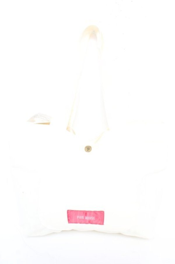 画像2: PINK HOUSE / キティーズ・ブラザーズ刺繍スエードバッグ F アイボリー Y-25-12-18-012-LO-BG-SZ-ZY (2)