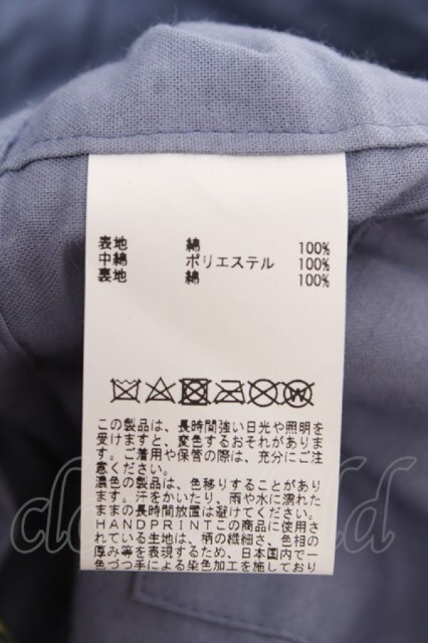 画像5: PINK HOUSE / Berry Roseプリントバッグ  ブルー Y-25-12-18-017-LO-BG-SZ-ZY (5)