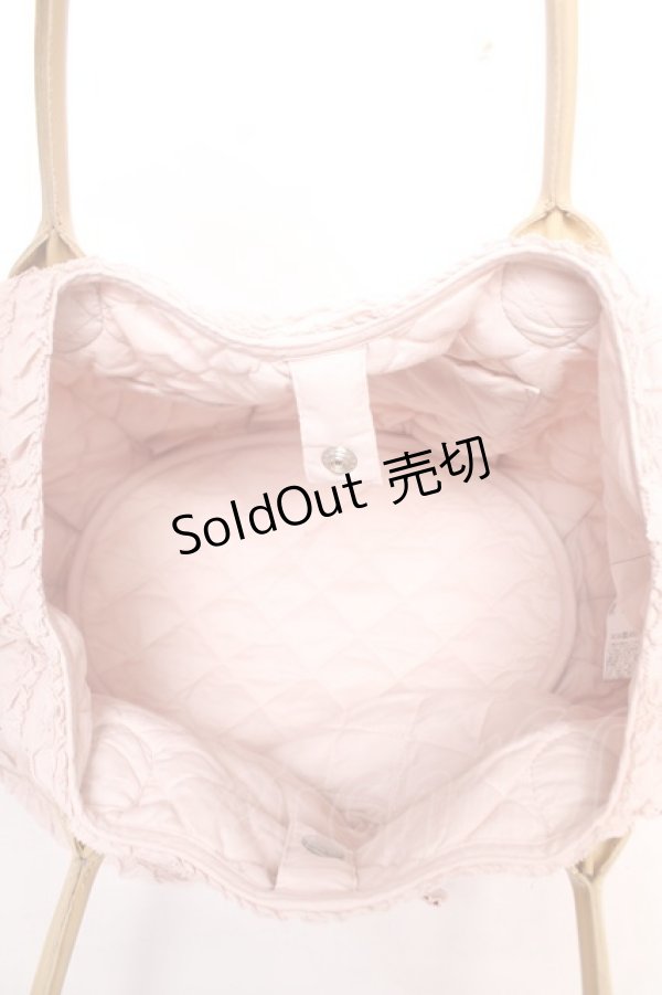 画像4: PINK HOUSE / リボン付きフリルバッグ F ピンク Y-25-12-18-002-LO-BG-SZ-ZY (4)