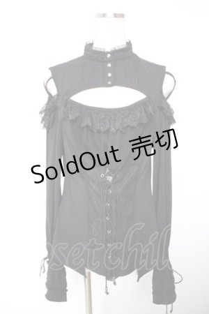 画像: OZZ ANGELO / Noble Harpy プルオーバー  黒 Y-25-12-19-042-OO-TO-SZ-ZY