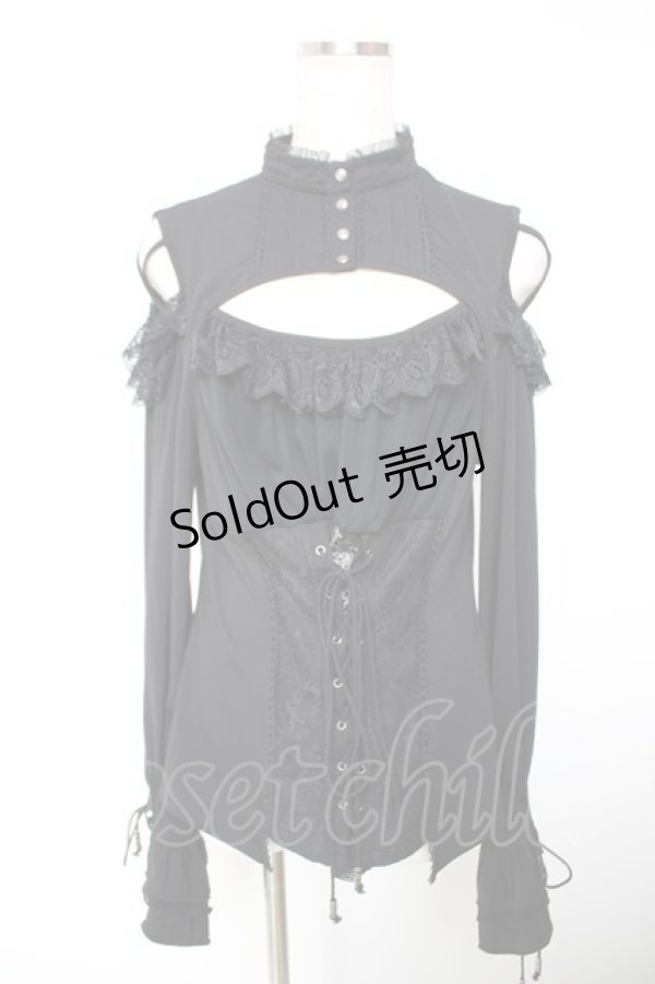 画像1: OZZ ANGELO / Noble Harpy プルオーバー  黒 Y-25-12-19-042-OO-TO-SZ-ZY (1)