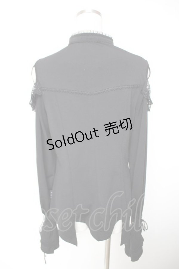 画像2: OZZ ANGELO / Noble Harpy プルオーバー  黒 Y-25-12-19-042-OO-TO-SZ-ZY (2)