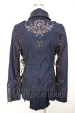 画像2: Ozz oneste / 薔薇刺繍ジャケット  紺 Y-25-12-19-044-OO-JA-SZ-ZY (2)