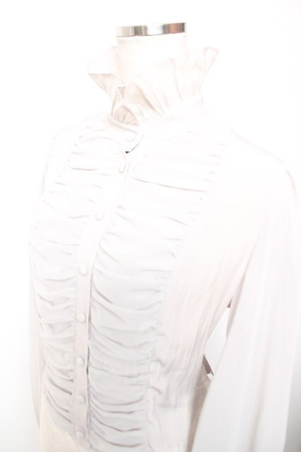 画像3: abilletage / バルーンスリーブブラウス  グレー Y-25-12-19-048-GO-BL-SZ-ZY (3)