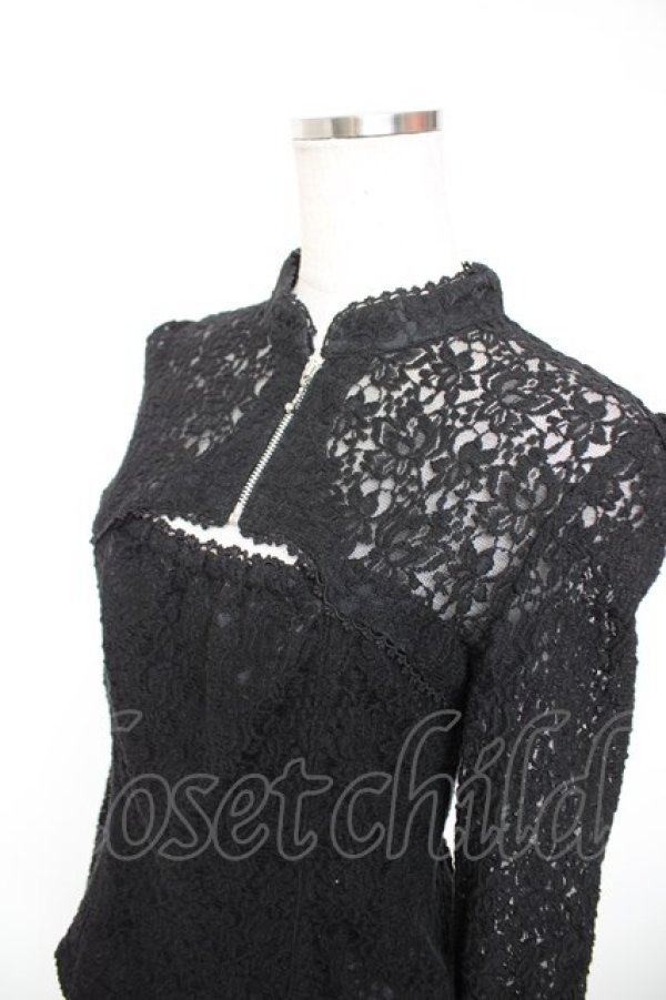 画像3: ALICE and the PIRATES / Lorinaレースプルオーバー  黒 Y-25-12-19-050-PA-TO-SZ-ZY (3)