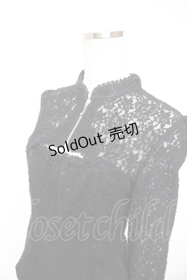 画像3: ALICE and the PIRATES / Lorinaレースプルオーバー  黒 Y-25-12-19-050-PA-TO-SZ-ZY (3)