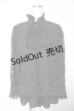 画像: MIHO MATSUDA / ブラウス・グロット L ブラック Y-25-12-19-052-GO-BL-SZ-ZY