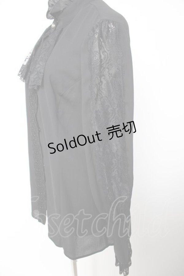 画像3: MIHO MATSUDA / ブラウス・グロット L ブラック Y-25-12-19-052-GO-BL-SZ-ZY (3)