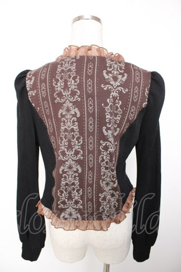 画像2: STEAM / オーナメント柄ボレロ  黒 Y-25-12-19-057-HN-TO-SZ-ZY (2)