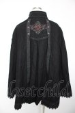 画像2: Ozz oneste / 薔薇刺繍マント  黒 Y-25-12-19-061-OO-JA-SZ-ZY (2)