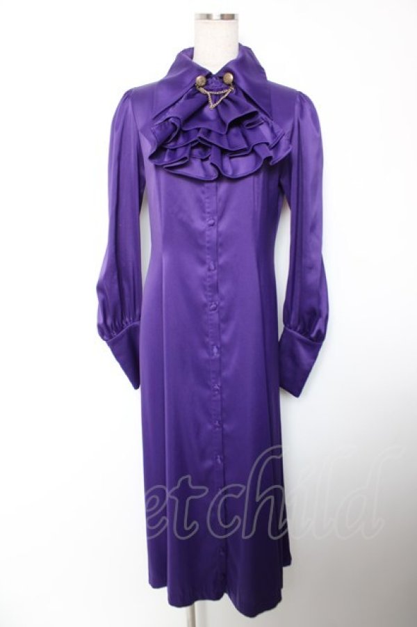 画像1: ATELIER PIERROT / “Narcissus” ロングワンピース  パープル Y-25-12-19-063-EL-OP-SZ-ZY (1)