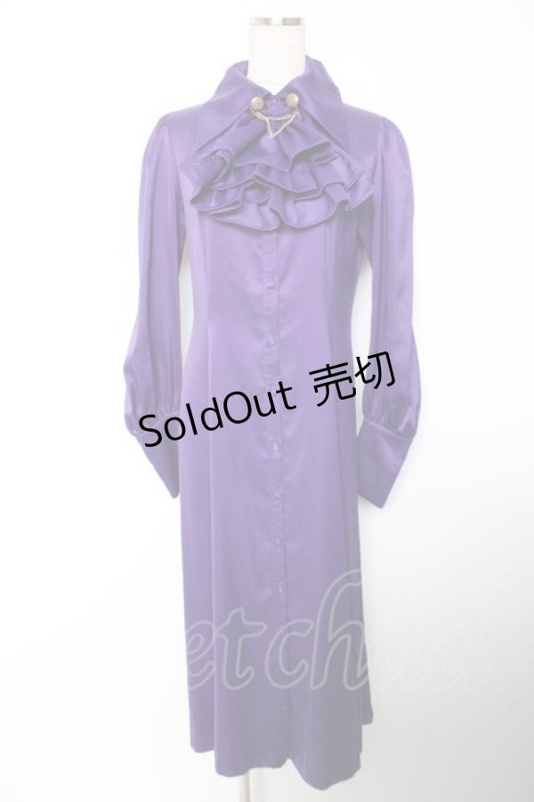 画像1: ATELIER PIERROT / “Narcissus” ロングワンピース  パープル Y-25-12-19-063-EL-OP-SZ-ZY (1)