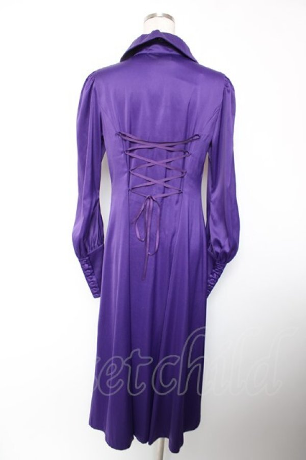 画像2: ATELIER PIERROT / “Narcissus” ロングワンピース  パープル Y-25-12-19-063-EL-OP-SZ-ZY (2)