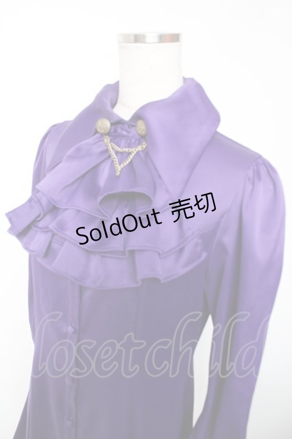 画像3: ATELIER PIERROT / “Narcissus” ロングワンピース  パープル Y-25-12-19-063-EL-OP-SZ-ZY (3)