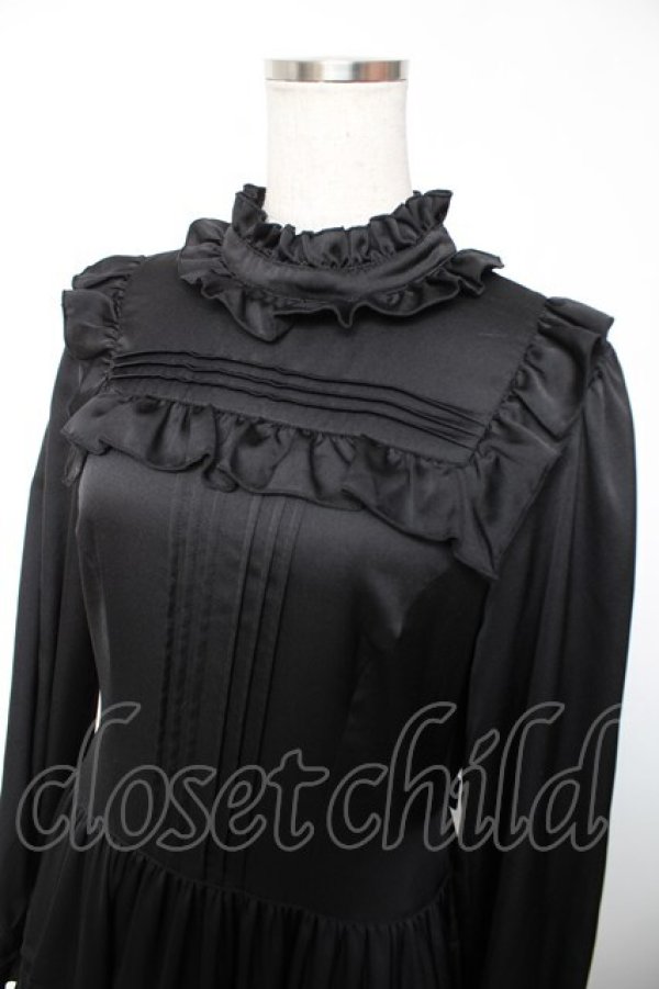 画像3: Physical Drop / 長袖小公女ドレス(ロング)  黒 Y-25-12-19-077-LO-OP-SZ-ZY (3)