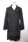 画像1: Physical Drop / ダブルボタンコート  黒 Y-25-12-19-082-LO-CO-SZ-ZY (1)