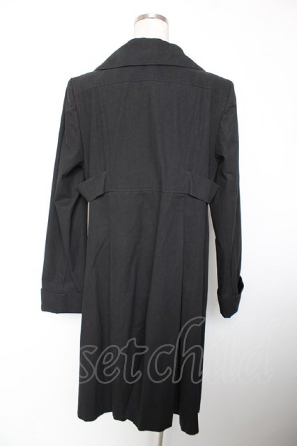 画像2: Physical Drop / ダブルボタンコート  黒 Y-25-12-19-082-LO-CO-SZ-ZY (2)