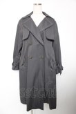 画像1: axes femme / 後ろ切り替えトレンチコート M グレー Y-25-12-19-088-AX-CO-SZ-ZY (1)