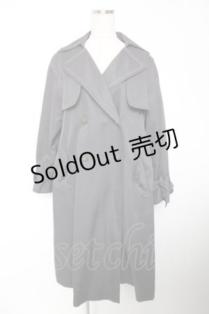 画像: axes femme / 後ろ切り替えトレンチコート M グレー Y-25-12-19-088-AX-CO-SZ-ZS