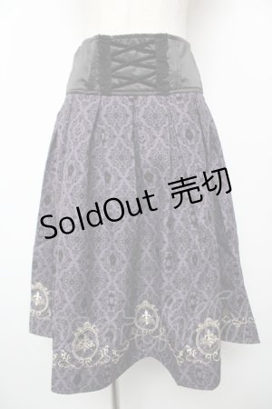 画像: axes femme / Disneyダークオーナメント柄スカート M パープル Y-25-12-19-089-AX-SK-SZ-ZY