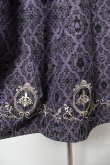 画像3: axes femme / Disneyダークオーナメント柄スカート M パープル Y-25-12-19-089-AX-SK-SZ-ZY (3)
