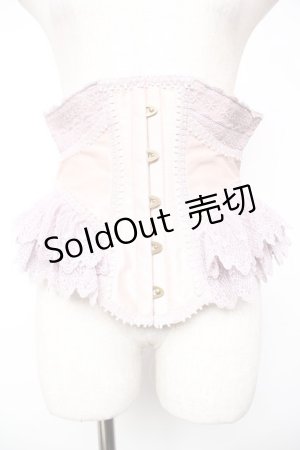 画像: abilletage / Noir クロワコルセット 4 ピンク×ラベンダー Y-25-12-19-100-GO-TO-SZ-ZY