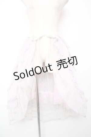 画像: abilletage / Noir レースオーバースカート  ラベンダー Y-25-12-19-101-GO-ZA-SZ-ZY