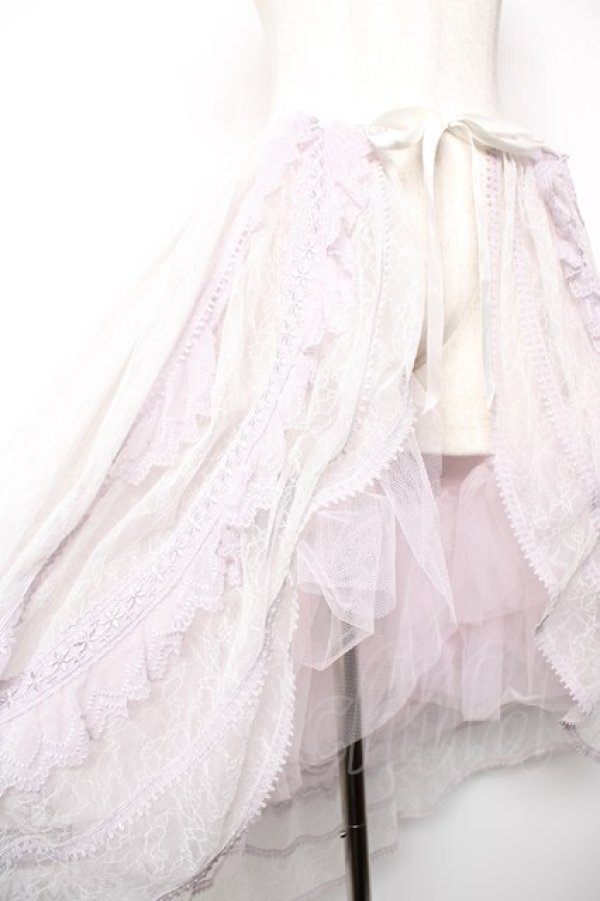 画像4: abilletage / Noir レースオーバースカート  ラベンダー Y-25-12-19-101-GO-ZA-SZ-ZY (4)